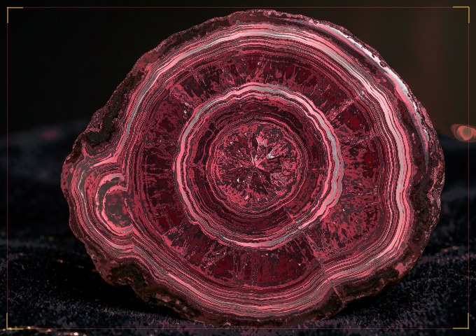 Rhodonite natural mineral specimen