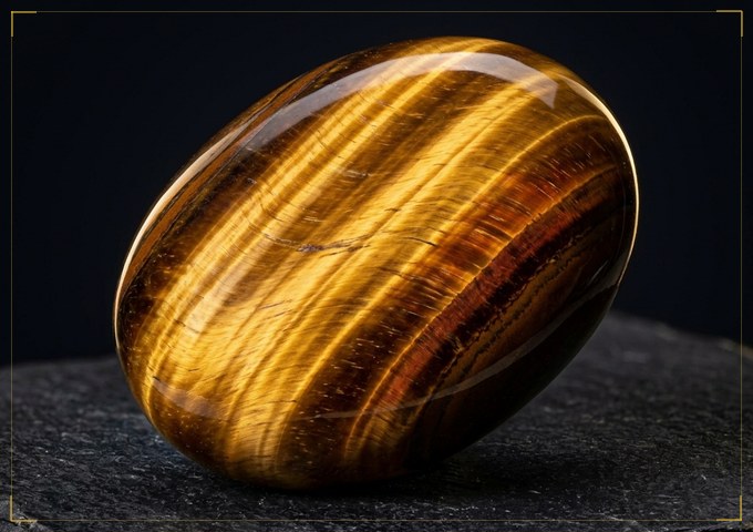 Tiger's Eye natural mineral specimen
