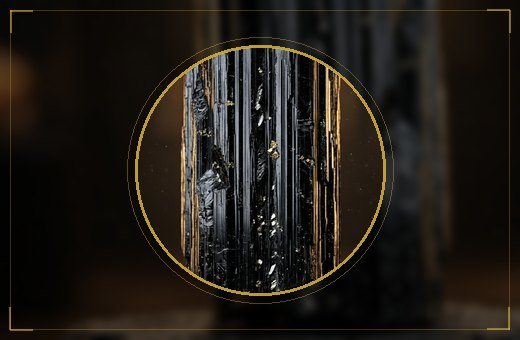 Raw Black Tourmaline Specimens