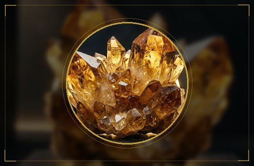 Citrine Points & Clusters