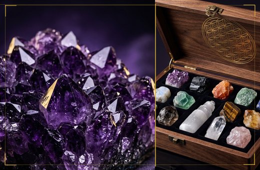 Labeled Raw and Tumbled Crystal Kits