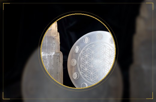Plain and Engraved Selenite Plates