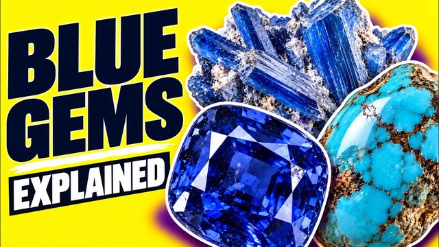 Blue gemstone video thumbnail from Crystal Relics