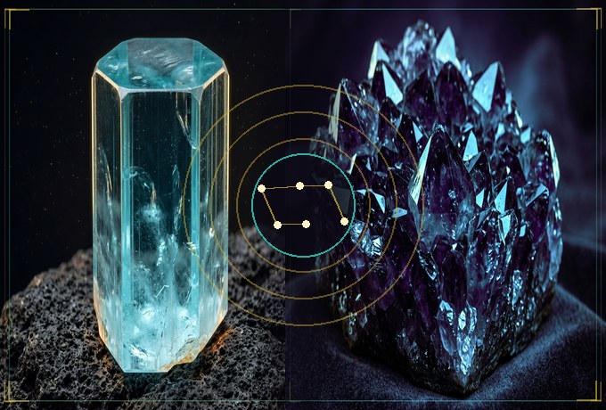 Pisces Zodiac Birthstone Crystals